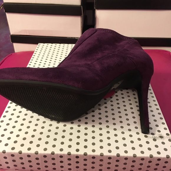 LAST ONE! 7.5  Purple Sock BOOTIE with 3 inch heel - Picture 5 of 6